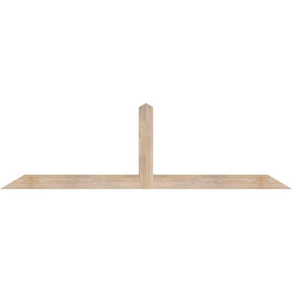 Ekena Millwork Portland Smooth Timber Gable Bracket, Douglas Fir, 72"W x 21"H x 1 1/2"D x 3 1/2"F, 7/12 Pitch GBW072X21X0204POR00SDF - main